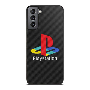 PLAYSTATION PS CARBON Samsung Galaxy S21 Plus Case Cover