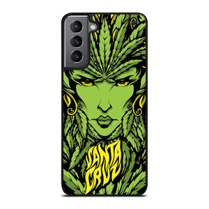 SANTA CRUZ SKATEBOARD LADY LEAFS Samsung Galaxy S21 Plus Case Cover