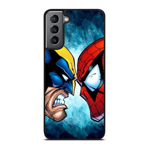 SPIDERMAN VS WOLVERINE MARVEL COMICS Samsung Galaxy S21 Plus Case Cover