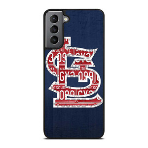 ST. LOUIS CARDINALS BASEBALL WOODEN LOGO Samsung Galaxy S21 Plus Case Cover