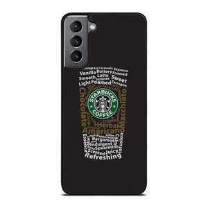 STARBUCKS COFFEE ART TYPOGRAPHY Samsung Galaxy S21 Plus Case Cover