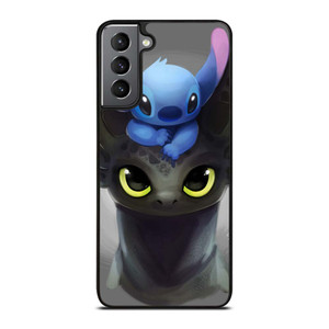 TOOTHLESS AND STITCH Samsung Galaxy S21 Plus Case Cover