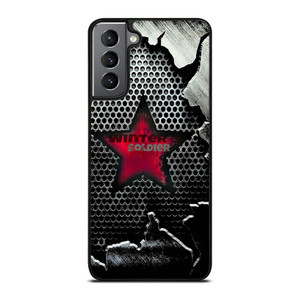 WINTER SOLDIER METAL LOGO AVENGERS Samsung Galaxy S21 Plus Case Cover