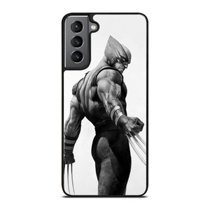 WOLVERINE X-MEN BLACK WHITE ART Samsung Galaxy S21 Plus Case Cover