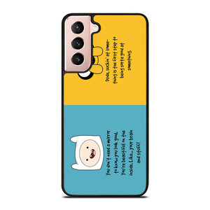 ADVENTURE TIME QUOTE Samsung Galaxy S21 Case Cover