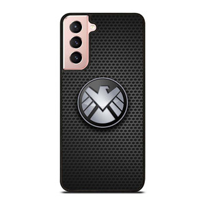 AGENTS OF SHIELD MARVEL LOGO METAL Samsung Galaxy S21 Case Cover