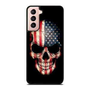 AMERICAN FLAG SKULL Samsung Galaxy S21 Case Cover