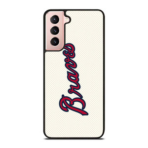 ATLANTA BRAVES ICON BASEBALL TEAM LOGO Samsung Galaxy S21 Case Cover