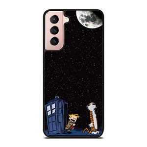 CALVIN AND HOBES TARDIS BOX Samsung Galaxy S21 Case Cover