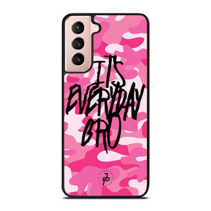 CAMO PINK JAKE PAUL EVERYDAY BRO Samsung Galaxy S21 Case Cover