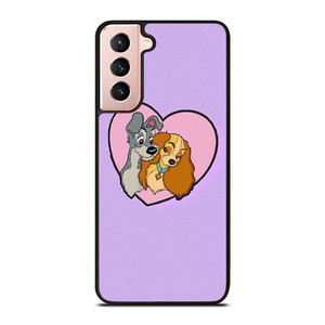 CARTOON LADY AND THE TRAMP DISNEY IN LOVE Samsung Galaxy S21 Case Cover