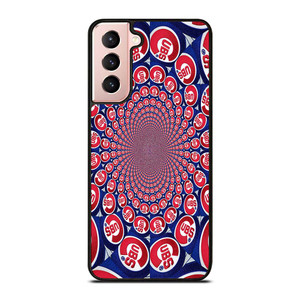 CHICAGO CUBS LOGO COLLAGE Samsung Galaxy S21 Case Cover