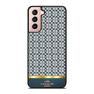 COACH NEW YORK ICON BLUE EMBLEM Samsung Galaxy S21 Case Cover
