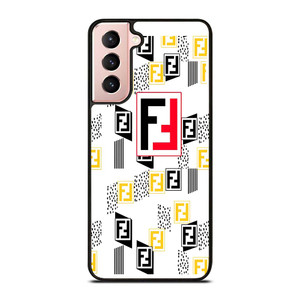 FENDI ROMA LOGO WHITE Samsung Galaxy S21 Case Cover