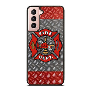FIREFIGHTER FIREMAN PLATE Samsung Galaxy S21 Case Cover
