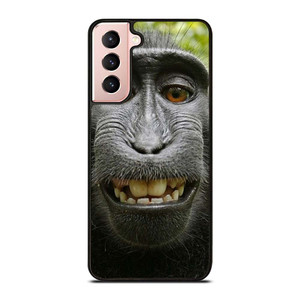 FUNNY MACACA NIGRA MONKEY SELFIE Samsung Galaxy S21 Case Cover
