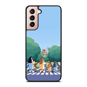 HEELERS FAMILY BLUEY CARTOON ABBEY ROAD Samsung Galaxy S21 Case Cover