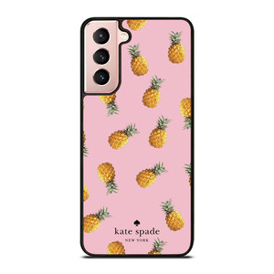 KATE SPADE NEW YORK LOGO PINEAPPLES Samsung Galaxy S21 Case Cover