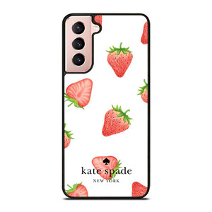 KATE SPADE NEW YORK LOGO STRAWBERRY ICON Samsung Galaxy S21 Case Cover