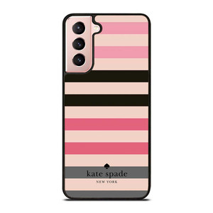 KATE SPADE NEW YORK LOGO STRIPES PATTERN Samsung Galaxy S21 Case Cover