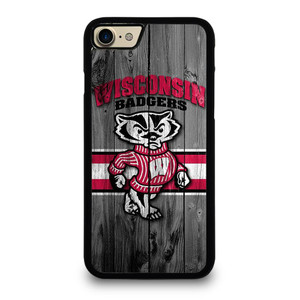WISCONSIN BADGER WOODEN LOGO iPhone 7 / 8 Case Cover WISCONSIN BADGER WOODEN LOGO iPhone 7 / 8 Case Cover
