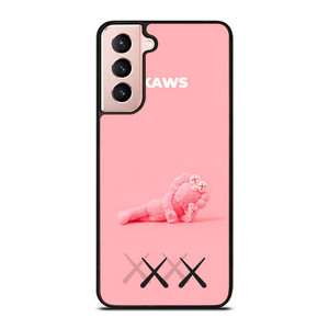 KAWS PINK LOGO MASCOT Samsung Galaxy S21 Case Cover