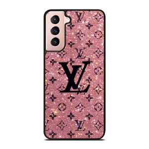 LOUIS VUITTON LV LOGO PINK SPARKLE Samsung Galaxy S21 Case Cover