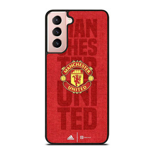 MANCHESTER UNITED FC FOOTBALL LOGO RED DEVILS ICON Samsung Galaxy S21 Case Cover