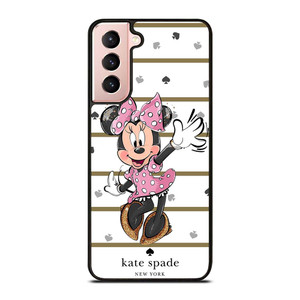 MINNIE MOUSE DISNEY KATE SPADE NEW YORK LOGO Samsung Galaxy S21 Case Cover