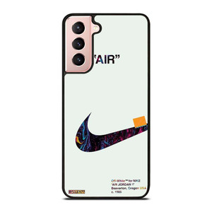 OFF WHITE FOR NIKE AIR JORDAN LOGO Samsung Galaxy S21 Case Cover
