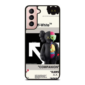 OFF WHITE KAWS COMPANION Samsung Galaxy S21 Case Cover