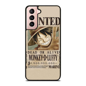 ONE PIECE MONKEY D LUFFY WANTED Samsung Galaxy S21 Case Cover