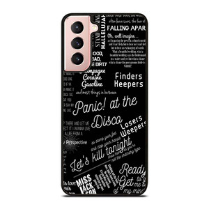 PANIC AT THE DISCO LYRIC Samsung Galaxy S21 Case Cover