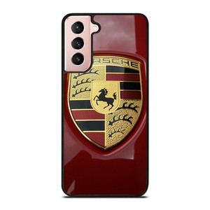 PORSCHE LOGO EMBLEM RED Samsung Galaxy S21 Case Cover