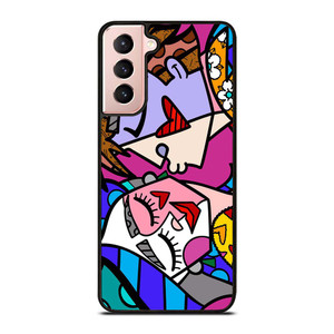 ROMERO BRITTO LOVE KISS Samsung Galaxy S21 Case Cover