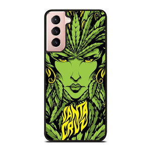 SANTA CRUZ SKATEBOARD LADY LEAFS Samsung Galaxy S21 Case Cover