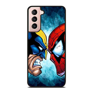 SPIDERMAN VS WOLVERINE MARVEL COMICS Samsung Galaxy S21 Case Cover