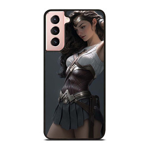 WONDER WOMAN BEAUTIFUL SUPERHERO DC COMIC Samsung Galaxy S21 Case Cover