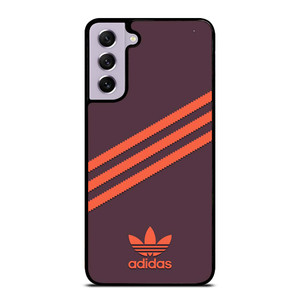 ADIDAS ORIGINALS STRIPES PURPLE ORANGE Samsung Galaxy S21 FE Case Cover