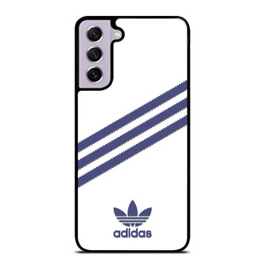 ADIDAS ORIGINALS STRIPES WHITE ROYAL BLUE Samsung Galaxy S21 FE Case Cover