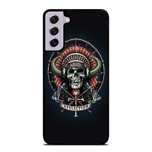 AFFLICTION INDIAN SKULL Samsung Galaxy S21 FE Case Cover