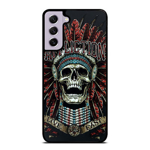 AFFLICTION SKULL INDIAN Samsung Galaxy S21 FE Case Cover