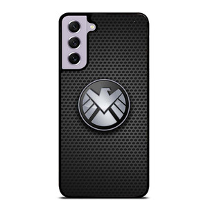 AGENTS OF SHIELD MARVEL LOGO METAL Samsung Galaxy S21 FE Case Cover