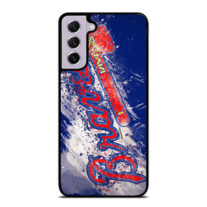 ATLANTA BRAVES ART LOGO Samsung Galaxy S21 FE Case Cover