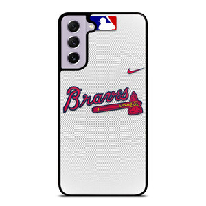 ATLANTA BRAVES ICON MLB BASEBALL TEAM LOGO Samsung Galaxy S21 FE Case Cover