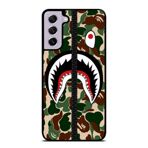 BAPE SHARK CAMO ZIP Samsung Galaxy S21 FE Case Cover