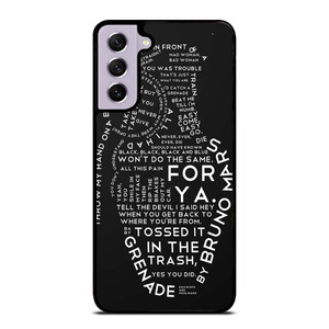 BRUNO MARS LYRICS Samsung Galaxy S21 FE Case Cover