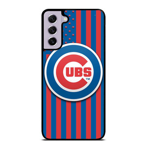 CHICAGO CUBS LOGO BASEBALL TEAM USA FLAG Samsung Galaxy S21 FE Case Cover