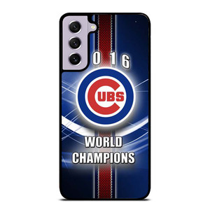 CHICAGO CUBS WORLD CHAMPIONS Samsung Galaxy S21 FE Case Cover