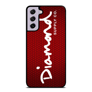 DIAMOND SUPPLY CO RED CARBON Samsung Galaxy S21 FE Case Cover
